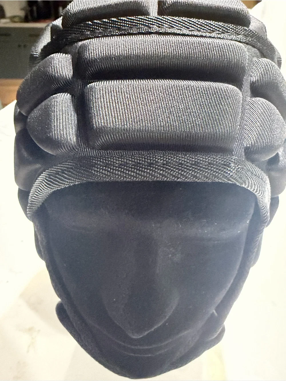 Kids Protective Black Padded Face Mask. BB2